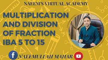 1st Day lec:1MULTIPLICATION AND DIVISION OF FRACTION