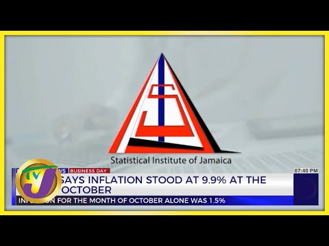 Statin Says Inflation Stood at 9.9% at the End of October | TVJ Business Day - Nov 15 2022