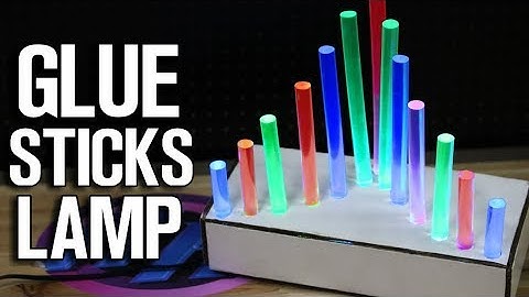 DIY Glue Stick LED Lamp