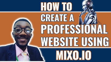 How To Simply Create a Website Using MIXO AI Website Builder