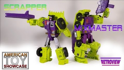 Transformers Showcase: Combiner Wars SCRAPPER and MIXMASTER (The mighty legs of DEVASTATOR)