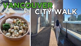 Sunny Vancouver City Walk - Spring Break | VLOG