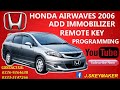 How To Program Honda Immobilizer key | By Using OBDSTAR