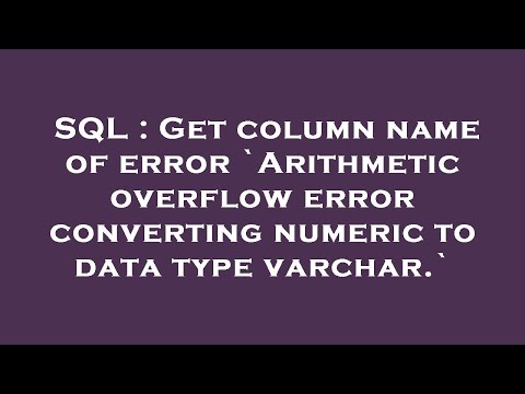 SQL : Get