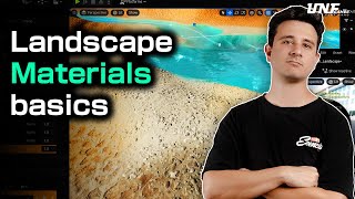 How to create a simple Landscape Material in Unreal Engine 5.2