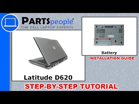 Dell Latitude D620 (PP18L) Battery How-To Video Tutorial