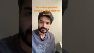 how to implement threat of Singleton in Java #automationtesting #qainterview #selenium #sdet