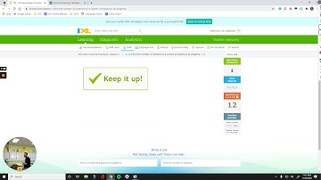 IXL Algebra 1 U.4 Find the number of solutions to a system of equations by graphing [HJW]