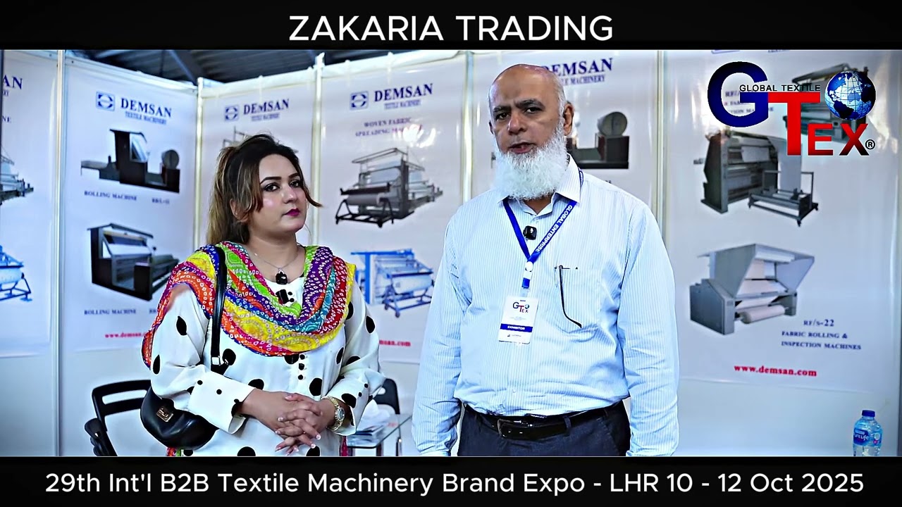 Zakaria Trading Interview - at 29th GTex Lahore Expo Centre 10-12 Oct 2025 