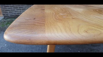 ercol plank dining table