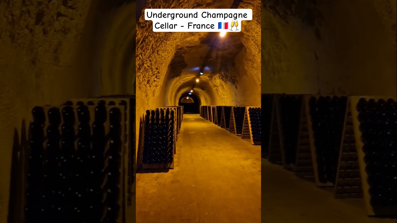 Underground Champagne Cellar in Reims, France | UNESCO World Heritage 