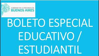 Como tramitar el boleto estudiantil para Inicial, primaria, secundaria y adultos (y FINES) BS AS