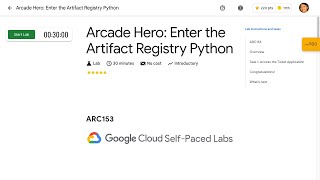 Arcade Hero Enter the Artifact Registry Python ARC153