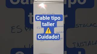 Cable tipo taller. TPR