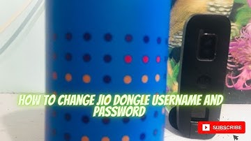 How to change Jio Dongle username (SSID) and password | JioFi JDR740 (Dongle) |Tamil