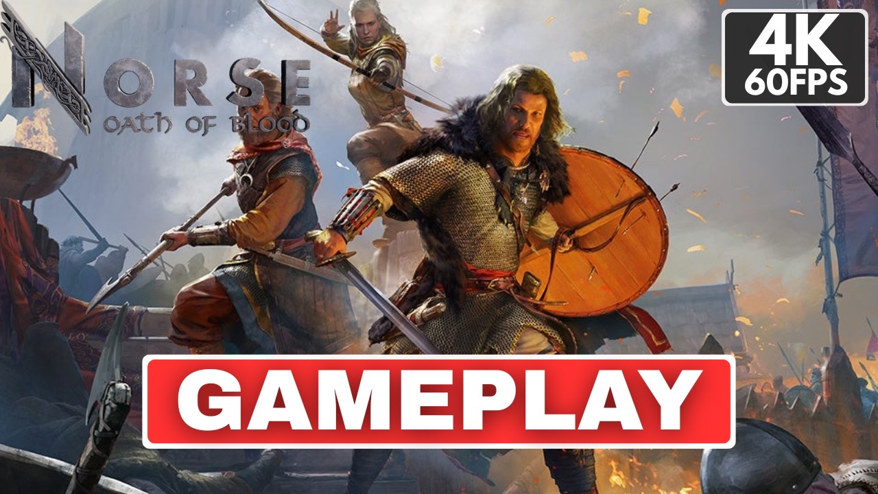 NORSE: Oath of Blood GAMEPLAY foot Walkthrough [4K 60FPS Ultra PC] - No Commentary