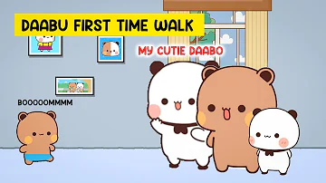 Daabo first time WALK👶🚶‍♂️ | BUBU DUDU Cuties | Heart touching| Cartoon  | Animation