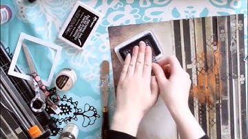 Vintage love - a layout for Mixed Media Place