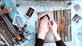 Vintage love - a layout for Mixed Media Place