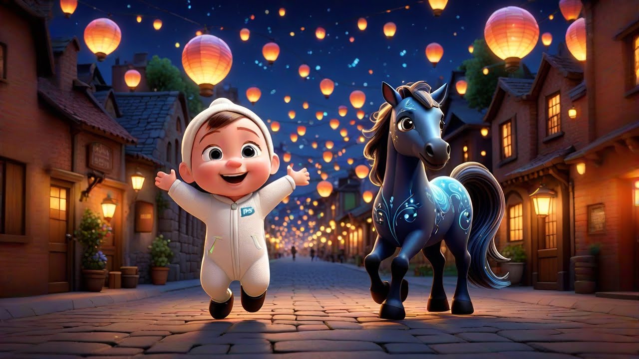 Midnight Parade Of Lamps | Nursery Rhymes for Kids | Baby Songs and Learning Videos