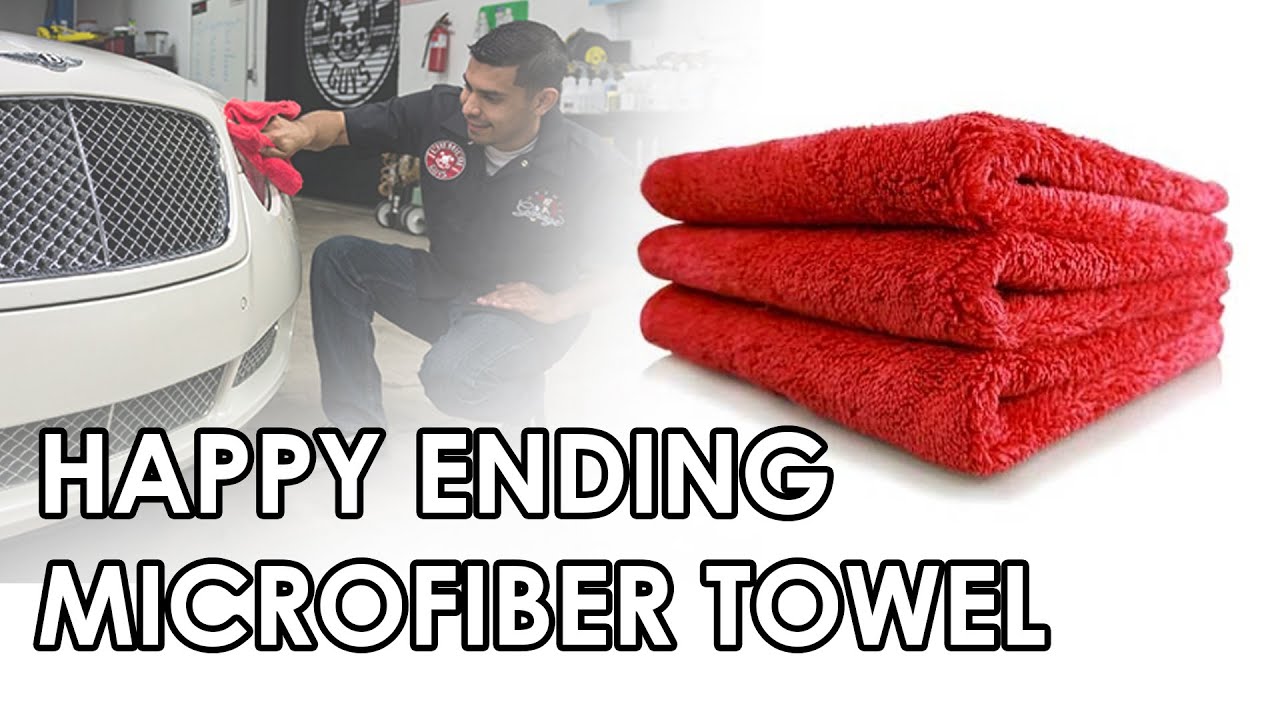 Happy Ending Microfiber Towel - Chemical Guys Premium Car Care 