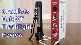 4Patriots HaloXT Tactical Solar Flashlight Review | Tactical Multi-Use Solar Flashlight