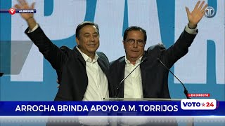 Melitón Arrocha declina de su candidatura presidencial, apoyará la de Martín Torrijos