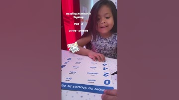READING NUMBERS IN TAGALOG PART 3 || 2️⃣ TWO  - DALAWA  #shorts #translation #foryou