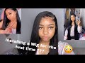 INSTALLING A WIG FOR THE FIRST TIME?? | HJ WEAVE BEAUTY