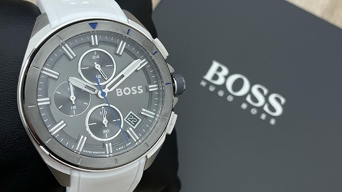 Hugo Boss Energy Chronograph Stainless Steel Men's Watch 1513971 (Unboxing)  @UnboxWatches - YouTube