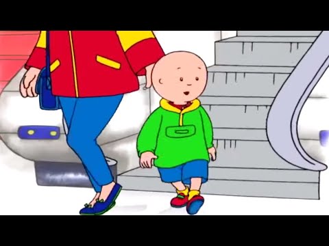 Caillou and the Subway Station | Caillou Cartoon