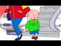 Caillou and the Subway Station | Caillou Cartoon