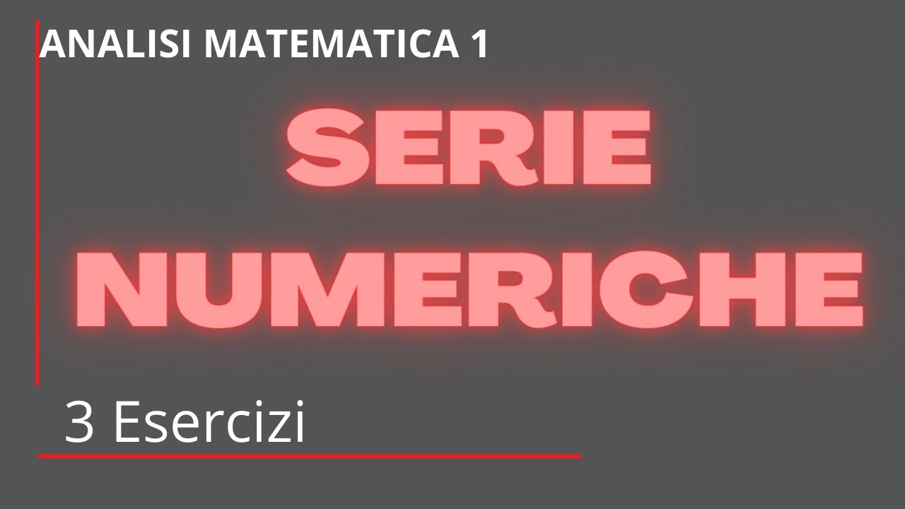 Serie numeriche: 3 super esercizi sulla convergenza(crieterio della radice, fattoriali e logaritmi)