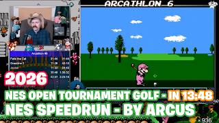NES Open Tournament Golf - NES Speedrun in 13:48 by Arcus 🤠 | Date: 18 March 2026