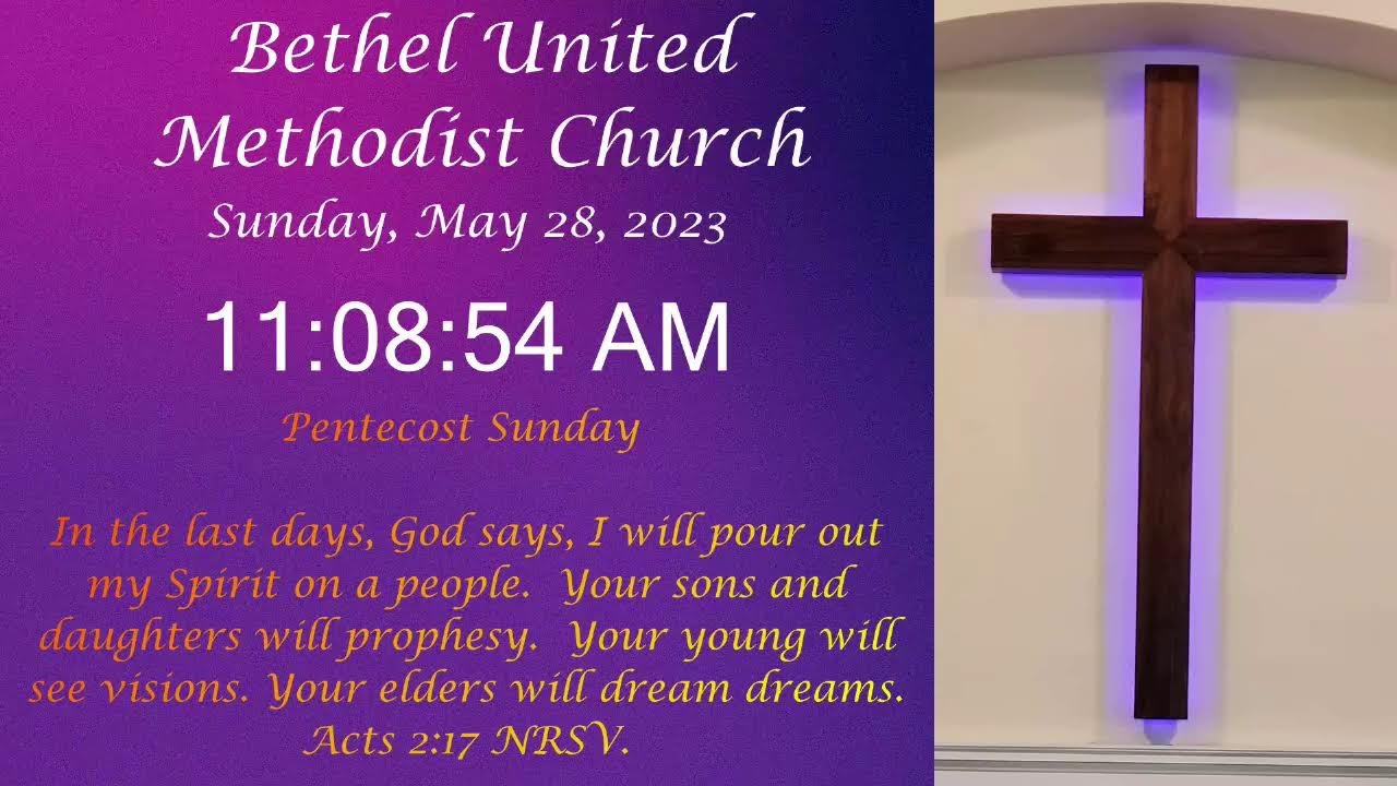 Bethel United Methodist Church Chewsville, MD. Live Stream YouTube