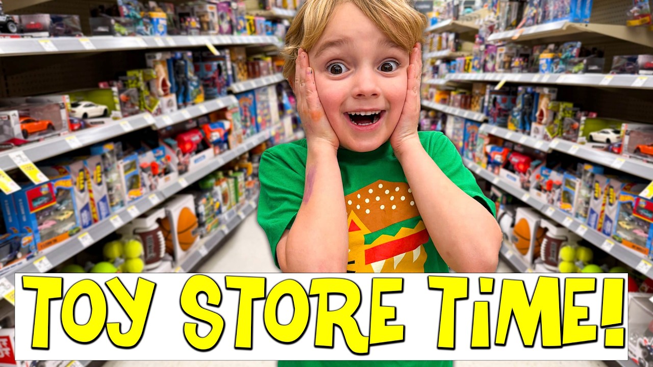 FATHER SON TOY AISLE TREASURE HUNT