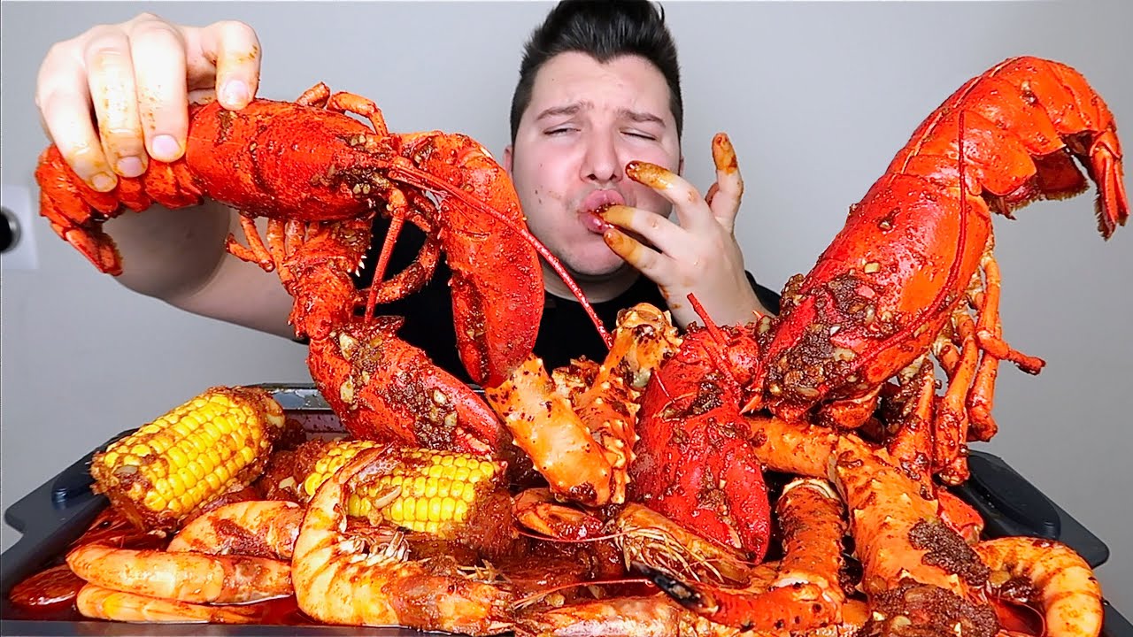 Asmr Giant King Crab Seafood Boil Drenched In Smackalicious Sauce No ...