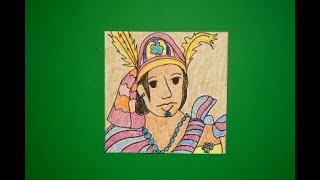 Let's Draw Montezuma (Aztec King)