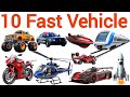 Fast Vehicles for Kids | Race Car, Rocket, Train &amp; More | Fun Learning Video