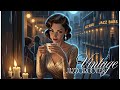 Vintage 1940s Rainy Jazz 🌧️ Calm Cafe Ambience for Study, Work & Sleep