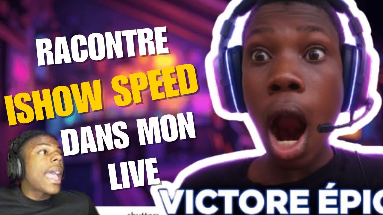 Comment j’ai rêvé de voir ishow speed Ma toute première vidéo ( m’y fast YouTube Chanel ) 