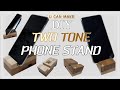 wooden phone stand diy