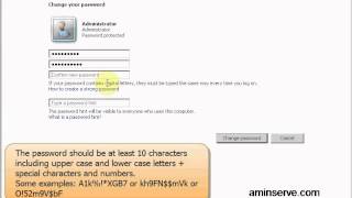 How to change Windows 2008 administrator password