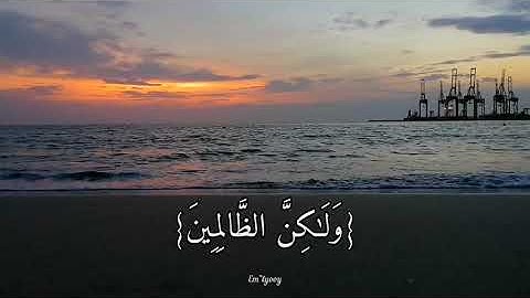 القارئ احمد النفيس - قد نعلم إنه ليحزنك الذي يقولون فإنهم لا يكذبونك ولكن الظالمين بآيات الله يجحدون