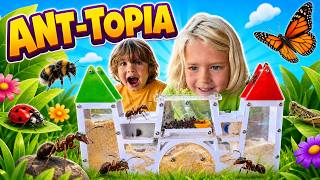 Ant-Topia! Juju’s Birthday Ant Farm Castle | An Educational Bug Adventure for Kids