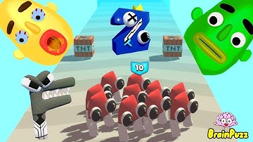 Sandwich Runner 🆚 Merge Alphabet 3D Run - Funny Mobile Games All Levels Gameplay Walkthrough UPDATE