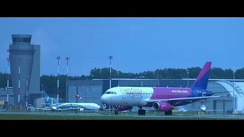 Plane Spotting - Airport Katowice Pyrzowice Arrivals and Departures 4K, 09.08.2022 Part 2