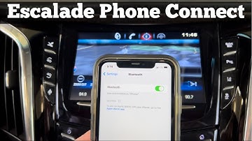 2015 - 2020 Cadillac Escalade Bluetooth Phone Connect - How To Pair Sync Iphone Samsung Play Music