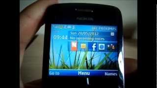 how to instal a theme on the nokia c3 screenshot 1
