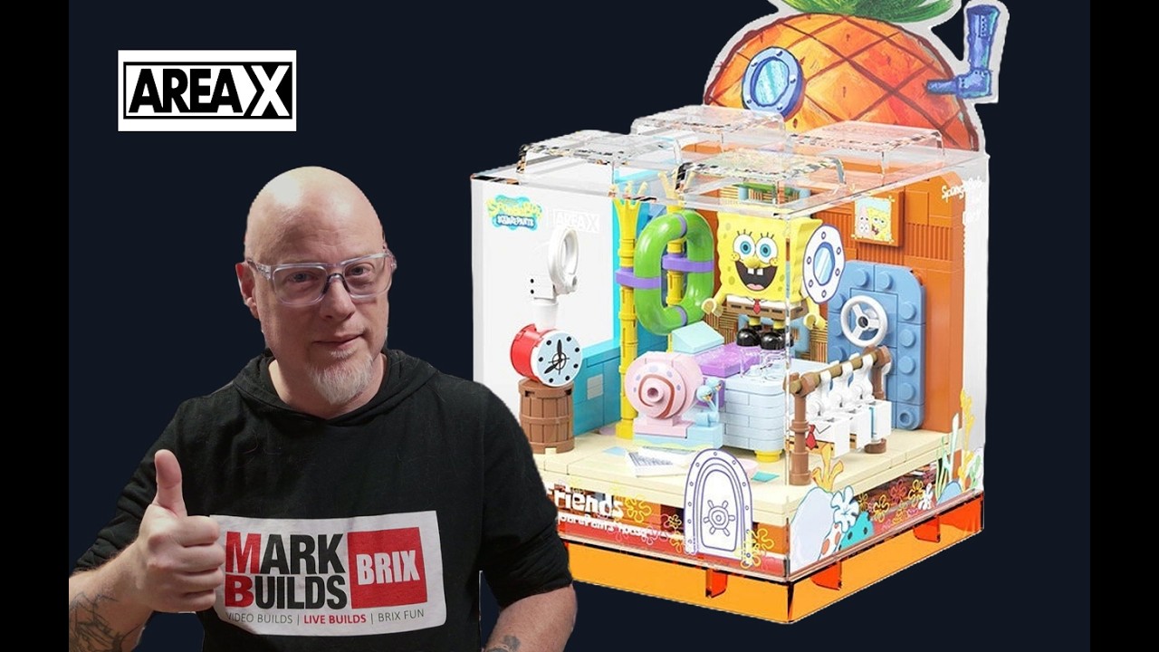Bikini Bottom in Bricks 🍍 SpongeBob House - Area-X Review - YouTube